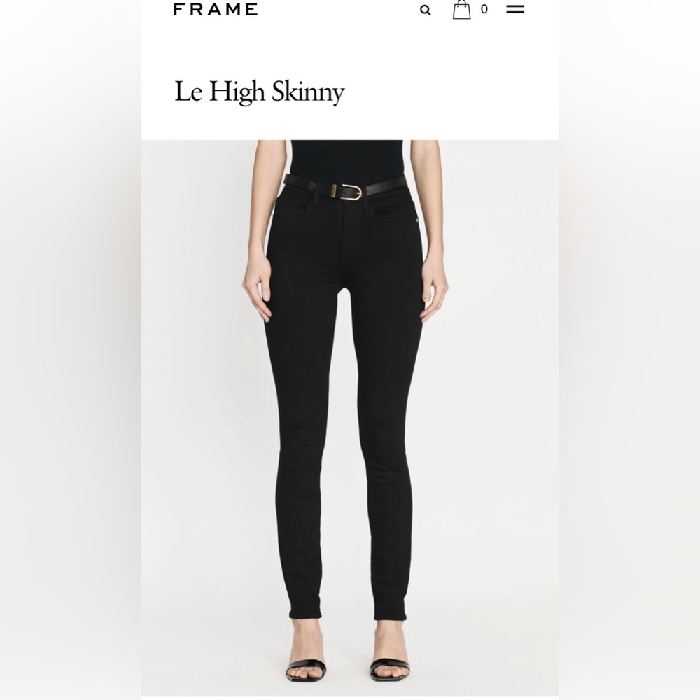Frame Denim Le High Skinny, Nior. size 24. excellent condition